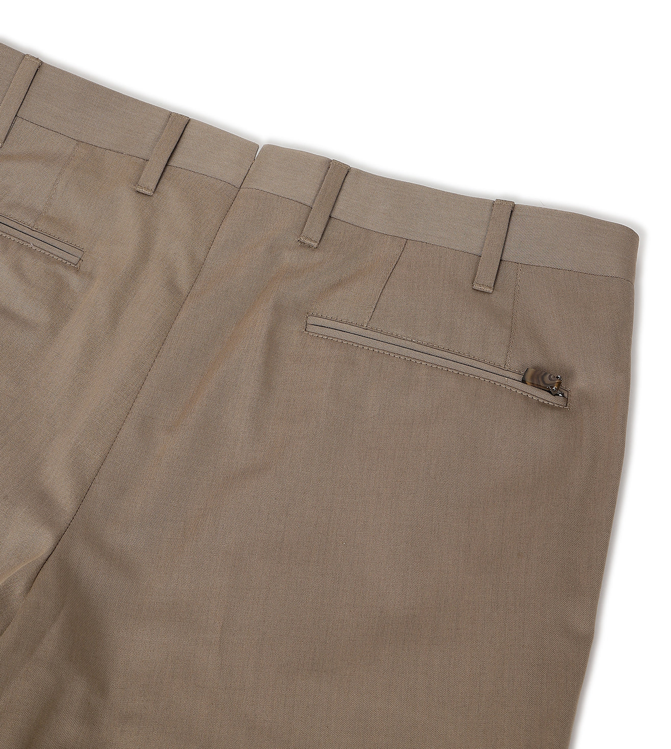 Corneliani Light Brown stretch cotton trousers