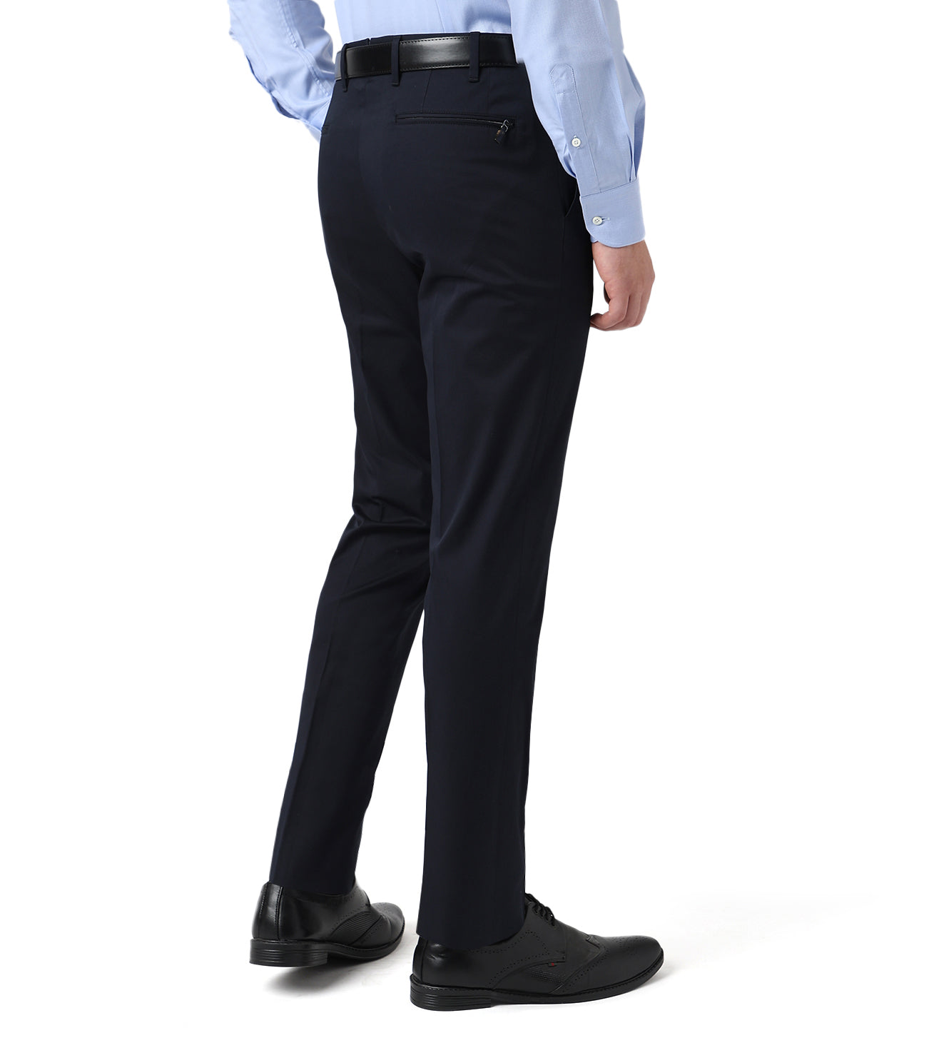 Navy Blue stretch cotton trousers