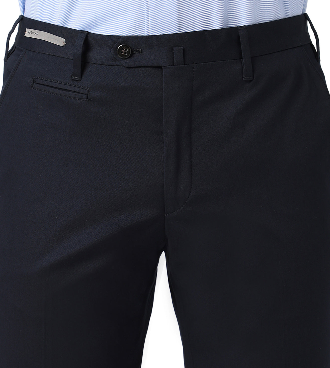 Navy Blue stretch cotton trousers