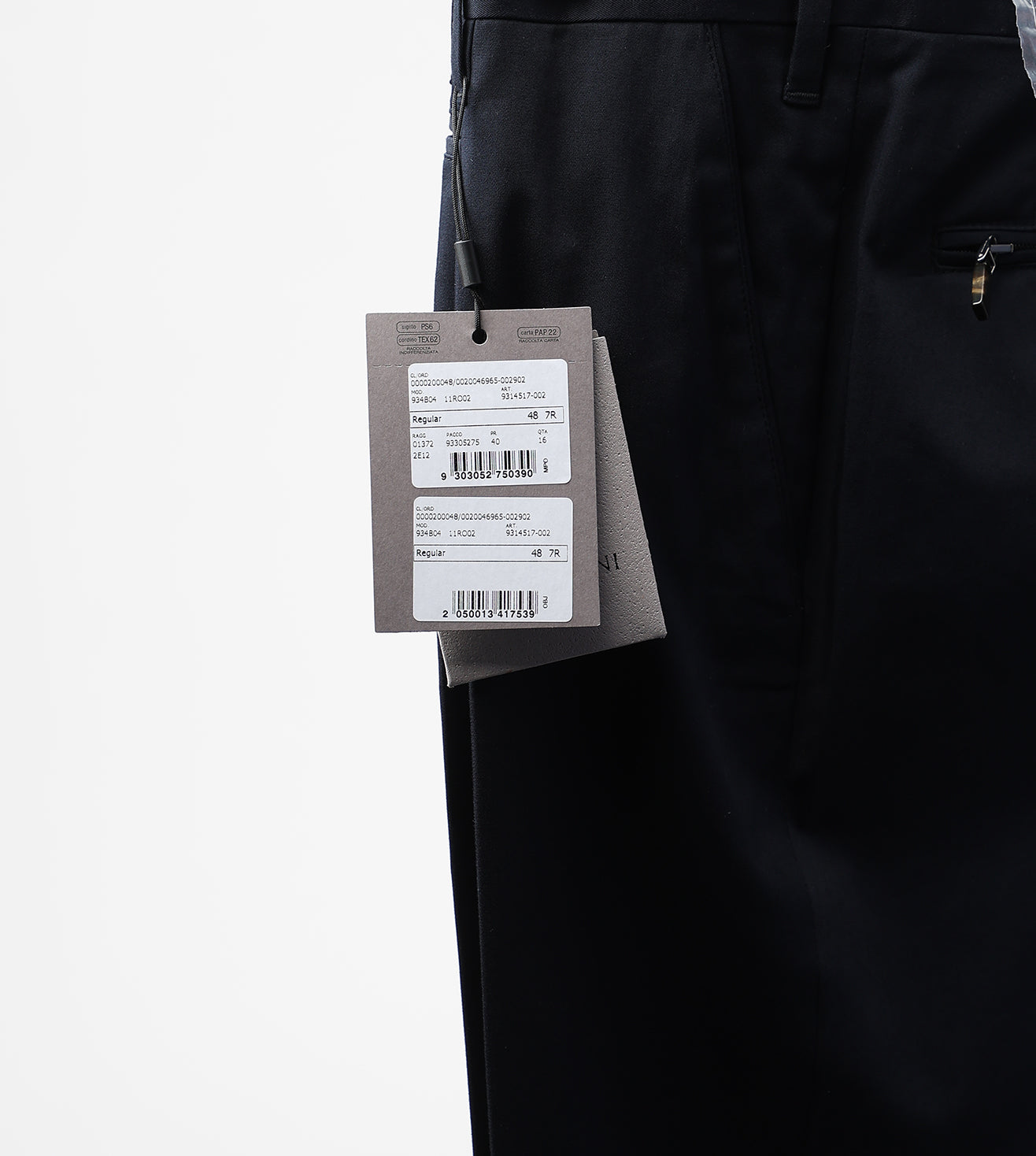 Navy Blue stretch cotton trousers