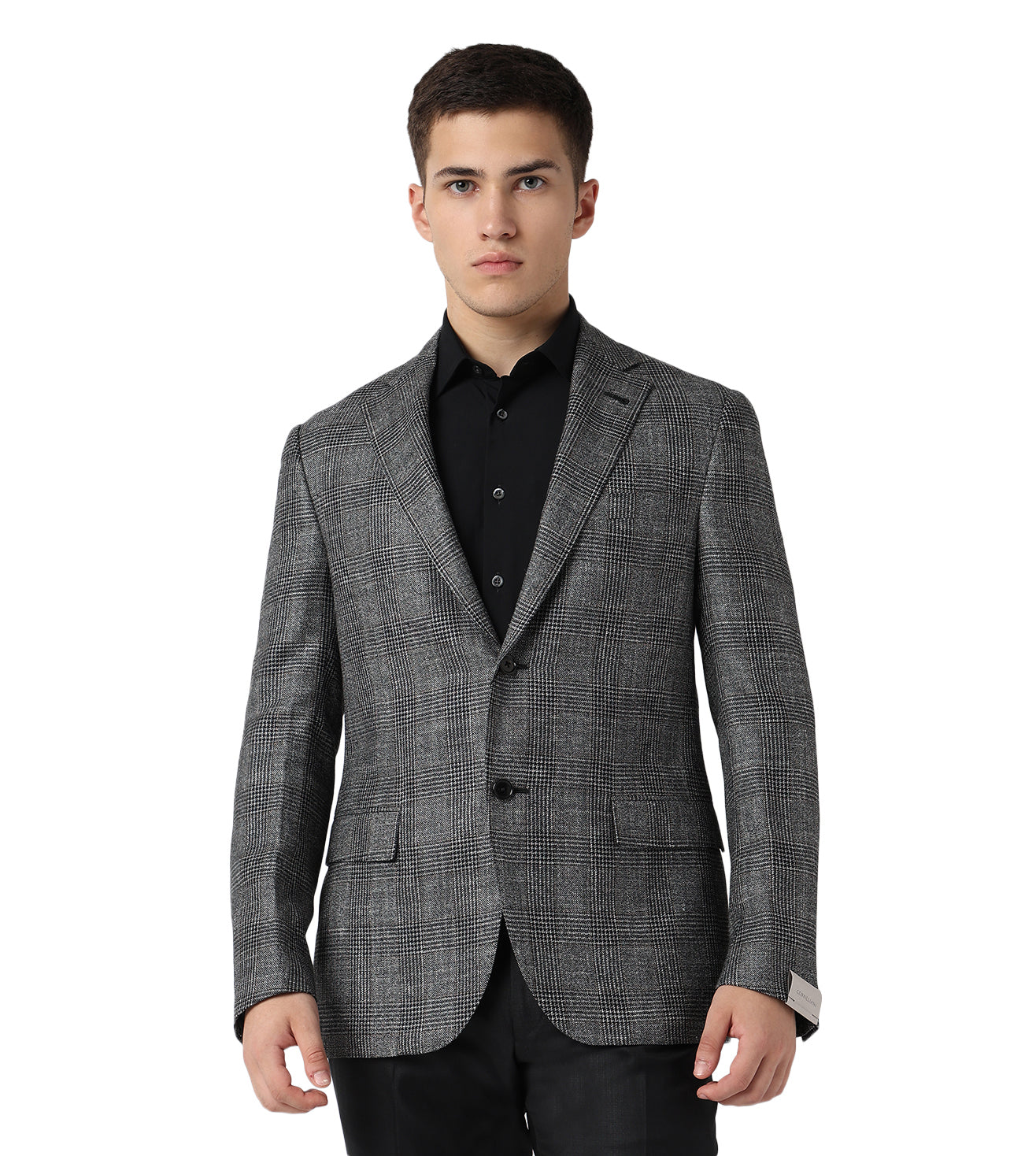 Corneliani Grey 2 buttoned Jacket Virgin Wool