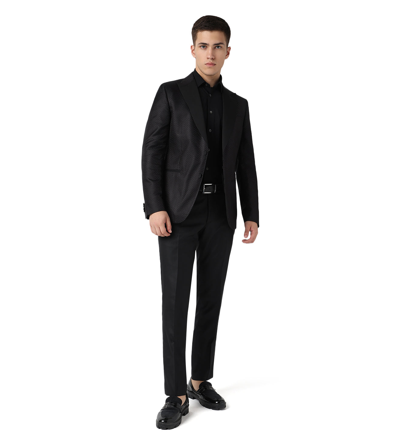 Black Silk tuxedo jacket
