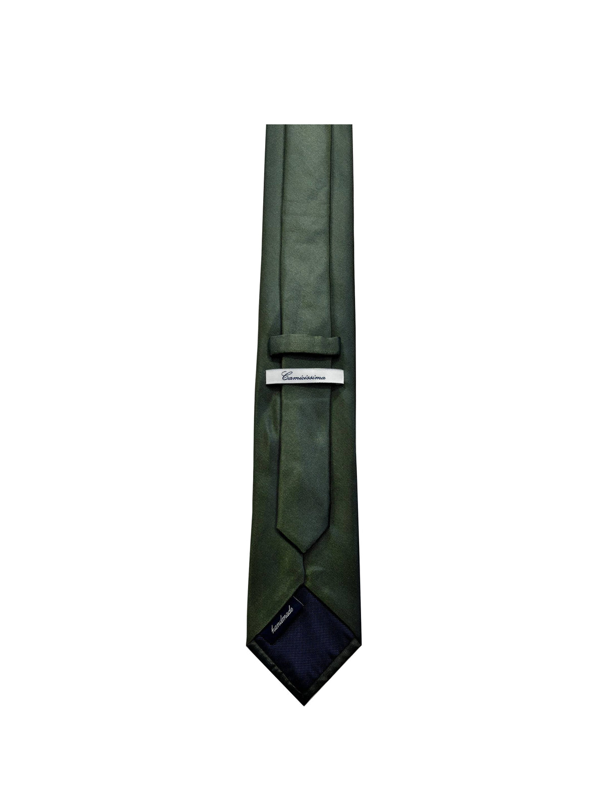 Camicissima Men's 100% Silk Tie - MILITARY