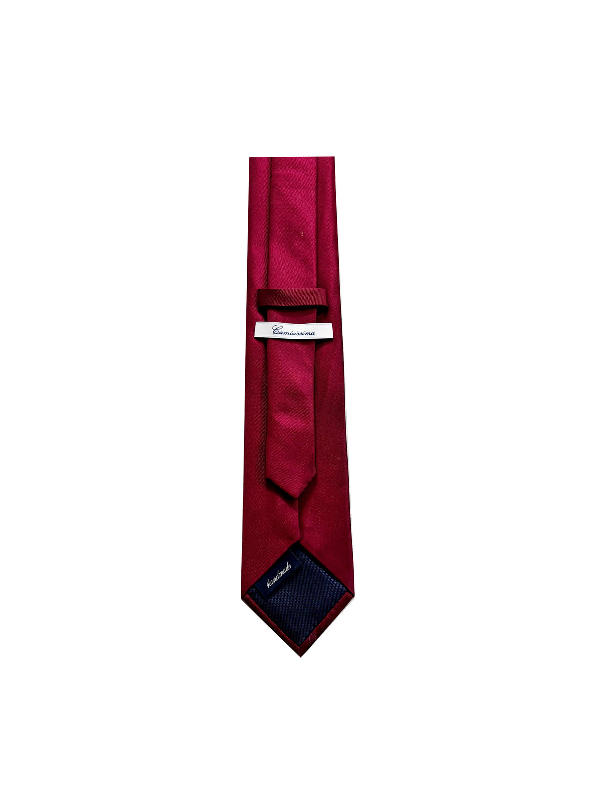 Camicissima Men's 100% Silk Tie - BORDEAUX