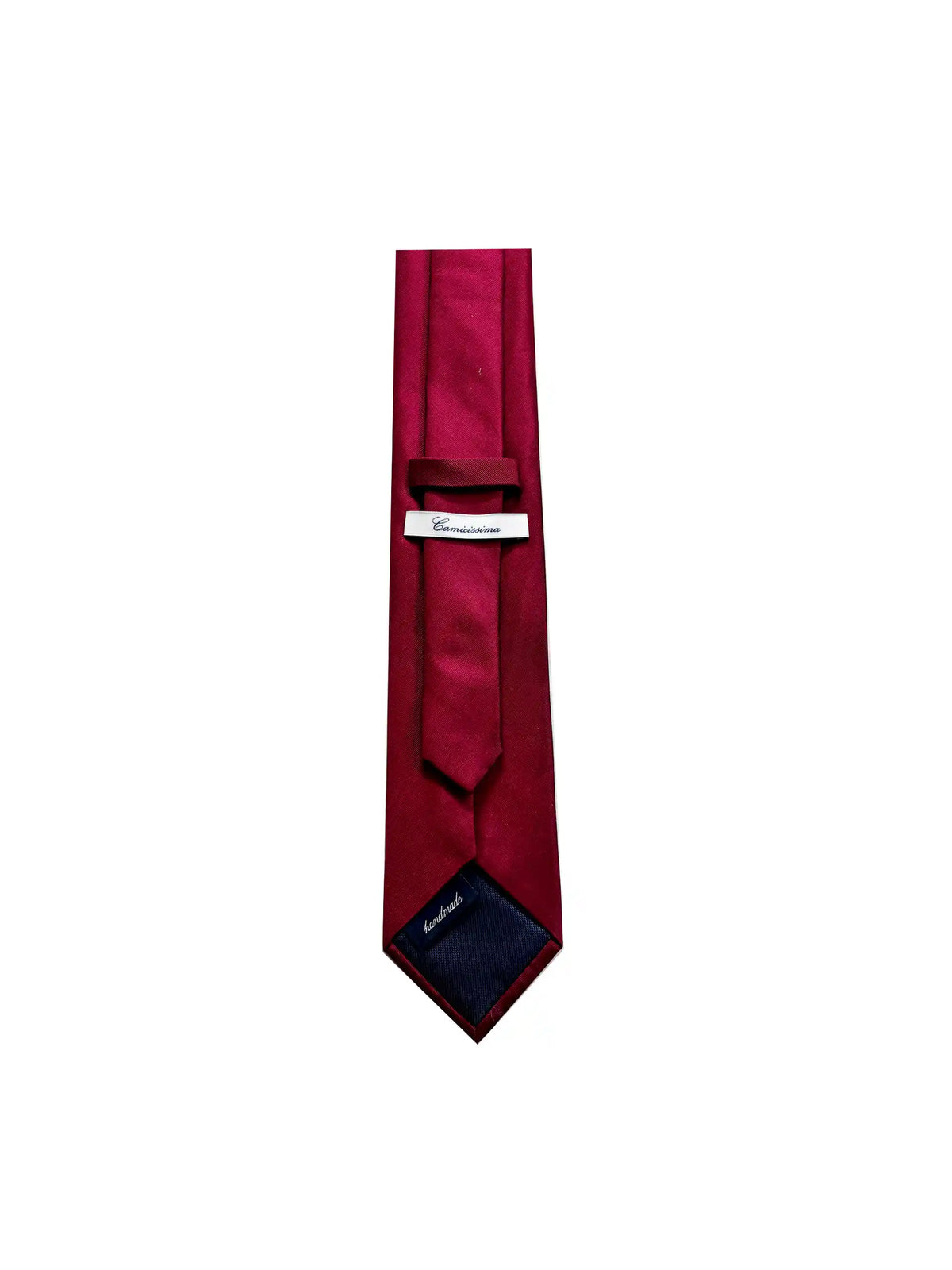 Camicissima Men's 100% Silk Tie - BORDEAUX