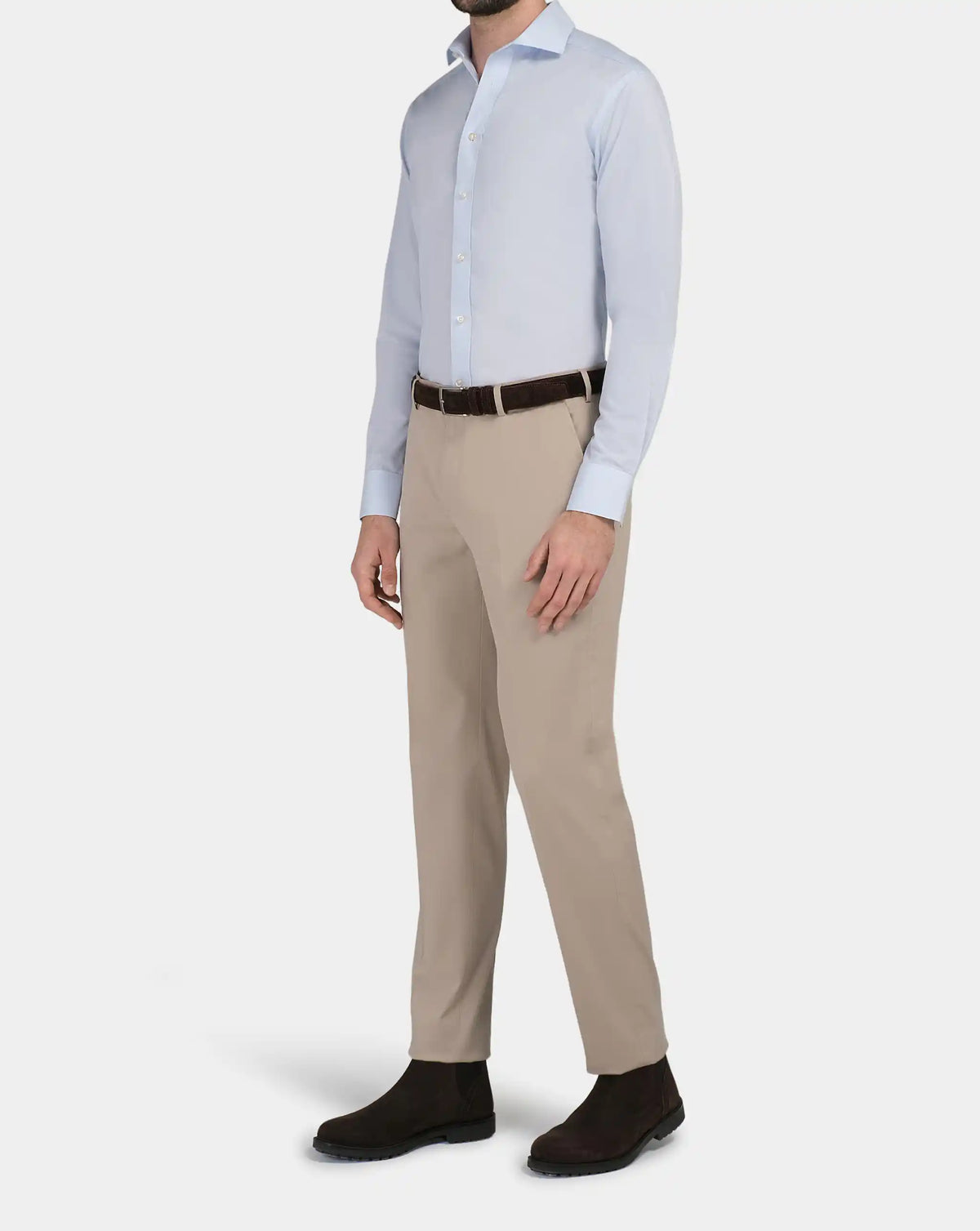Camicissima Men’s Regular Fit Light Blue Shirt – Non-Iron Permanent | Full Sleeves