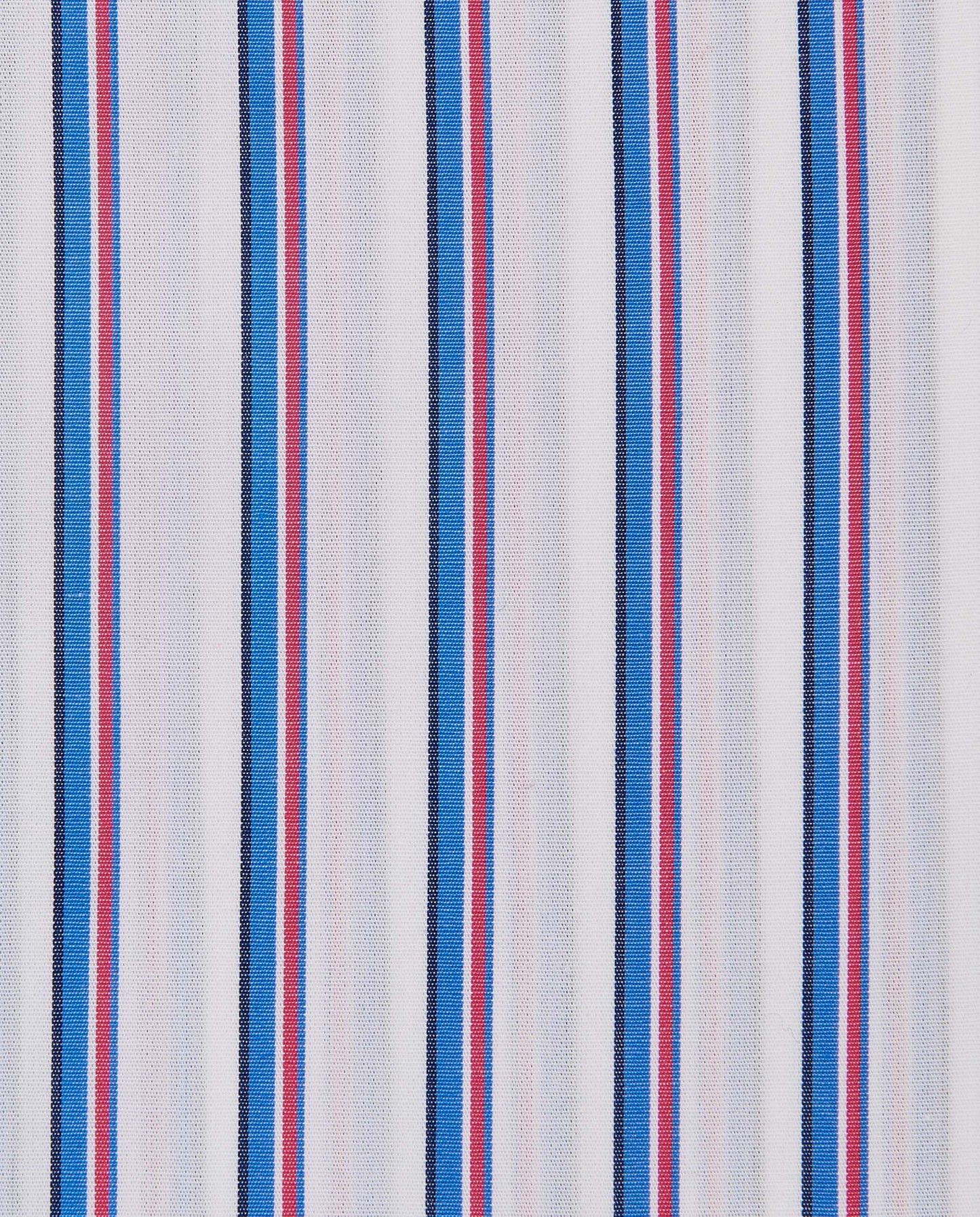 Camicissima Men’s Fitted Striped Shirt – Magenta | Fancy Full Sleeves | 100% Cotton