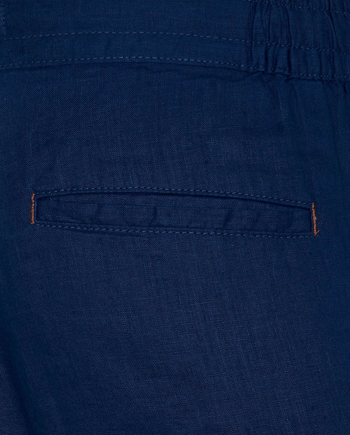 Men's Linen Chino Trousers with Coulisse