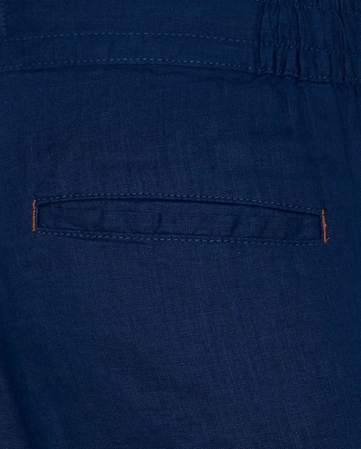Men's Linen Chino Trousers with Coulisse