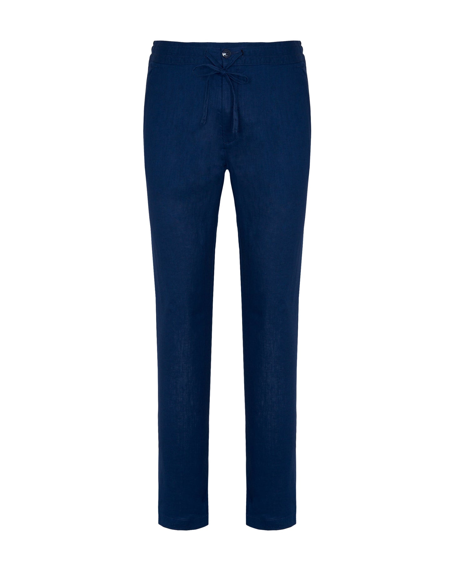Camicissima Men's Linen Chino Trousers with Coulisse