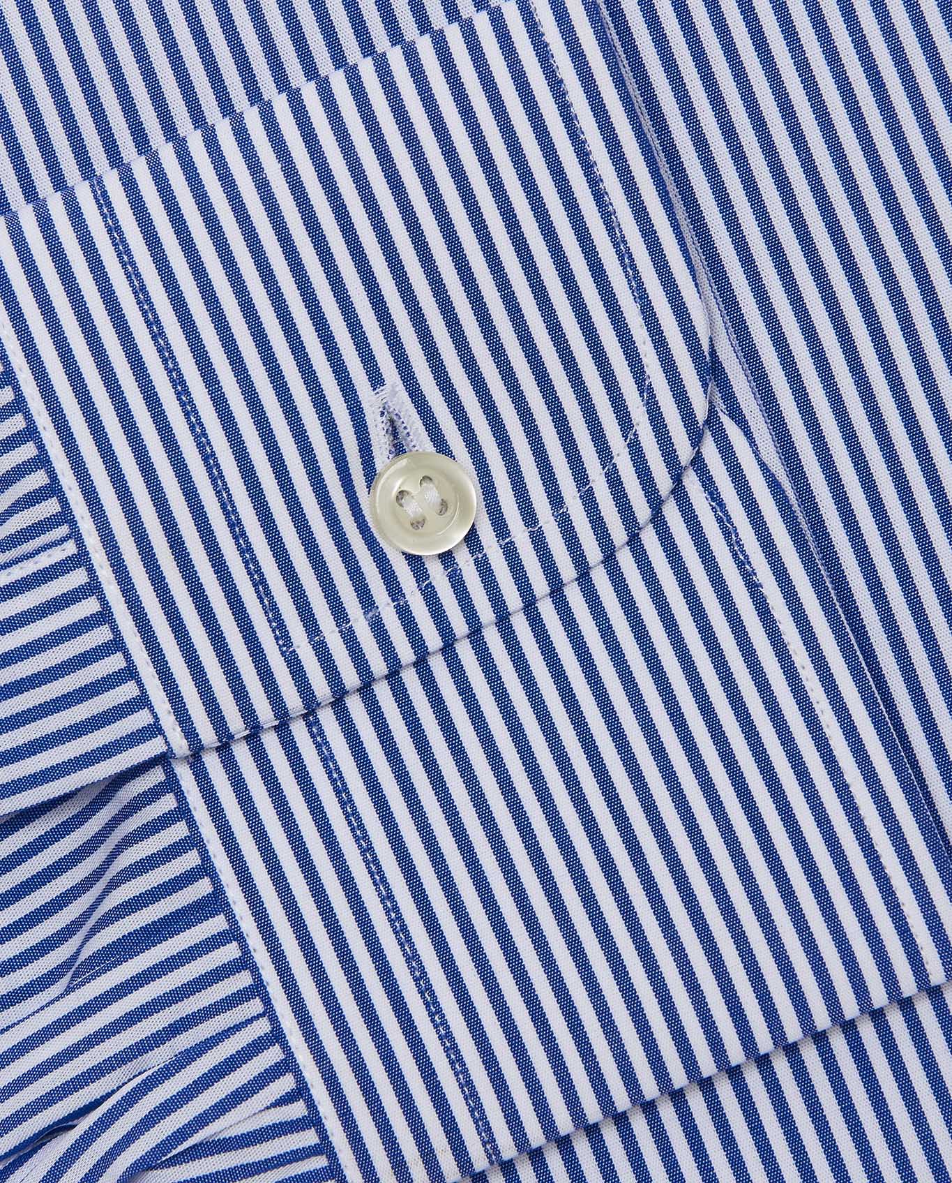 Camicissima Easy Care Men’s Blue Permanent Cotton Shirt