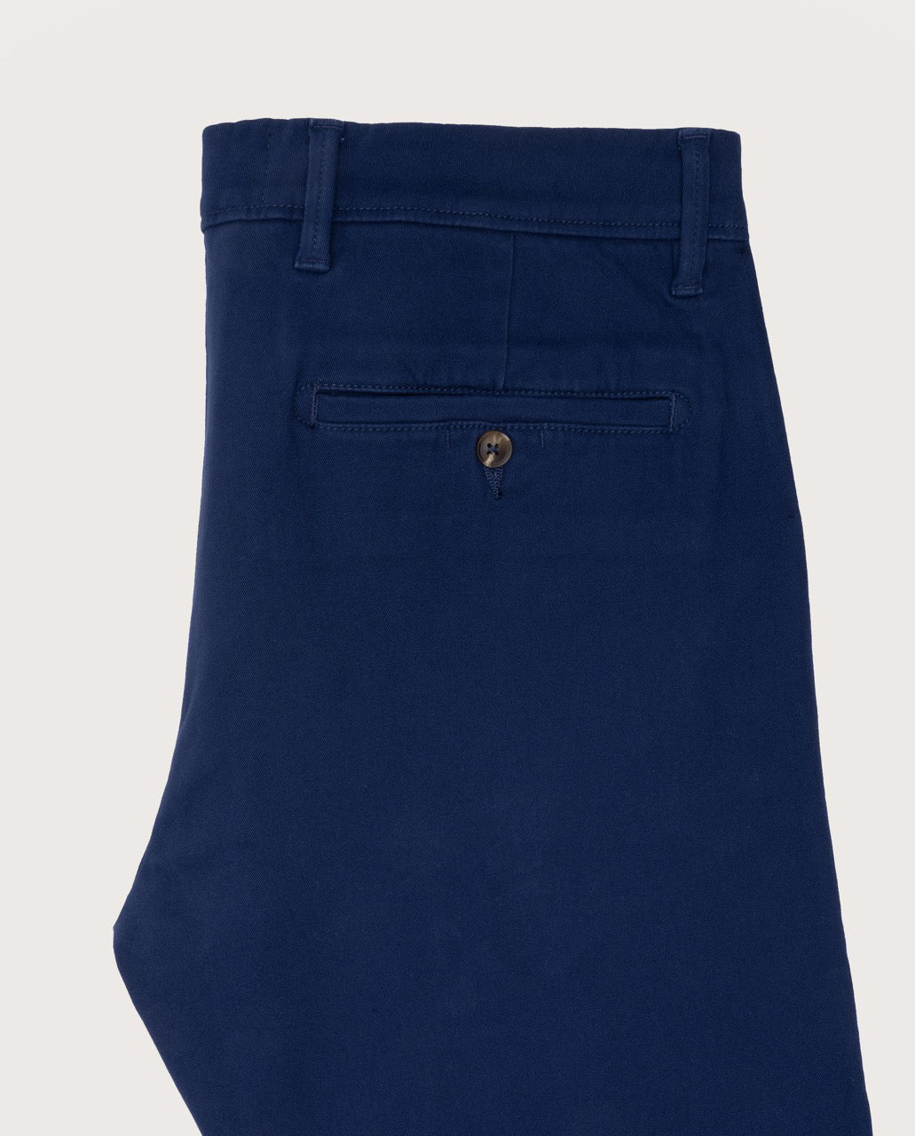 Camicissima Blue Navy Cotton Twill Chino Trousers