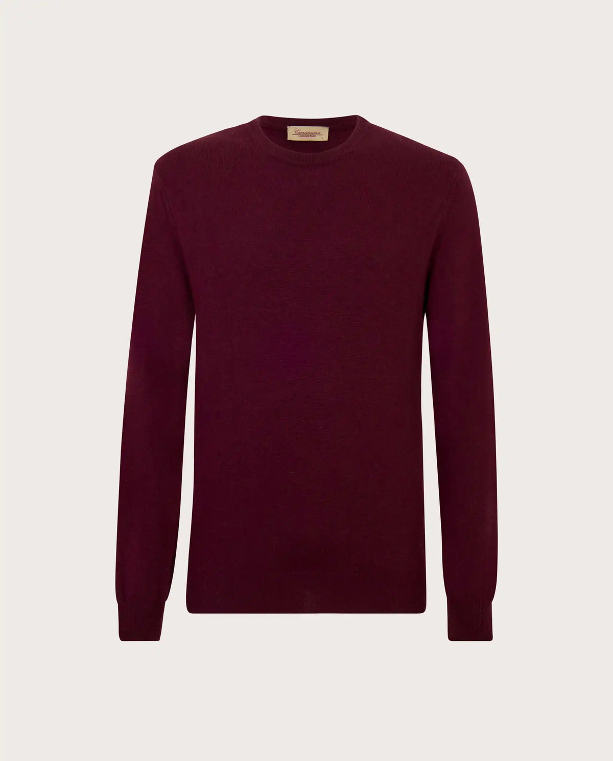 Camicissima Blend Cashmere Crew Neck Sweater