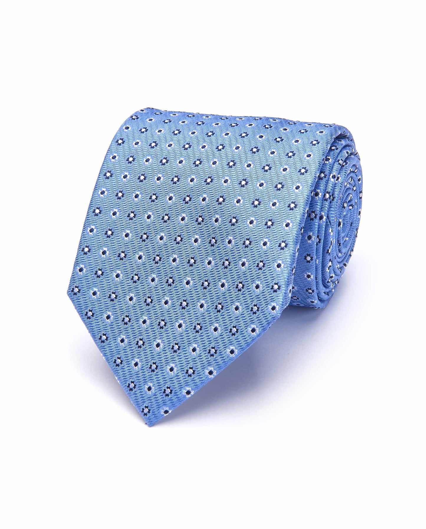 Camicissima Light Blue Jacquard Silk Tie - Soft Sophistication for Formal Wear