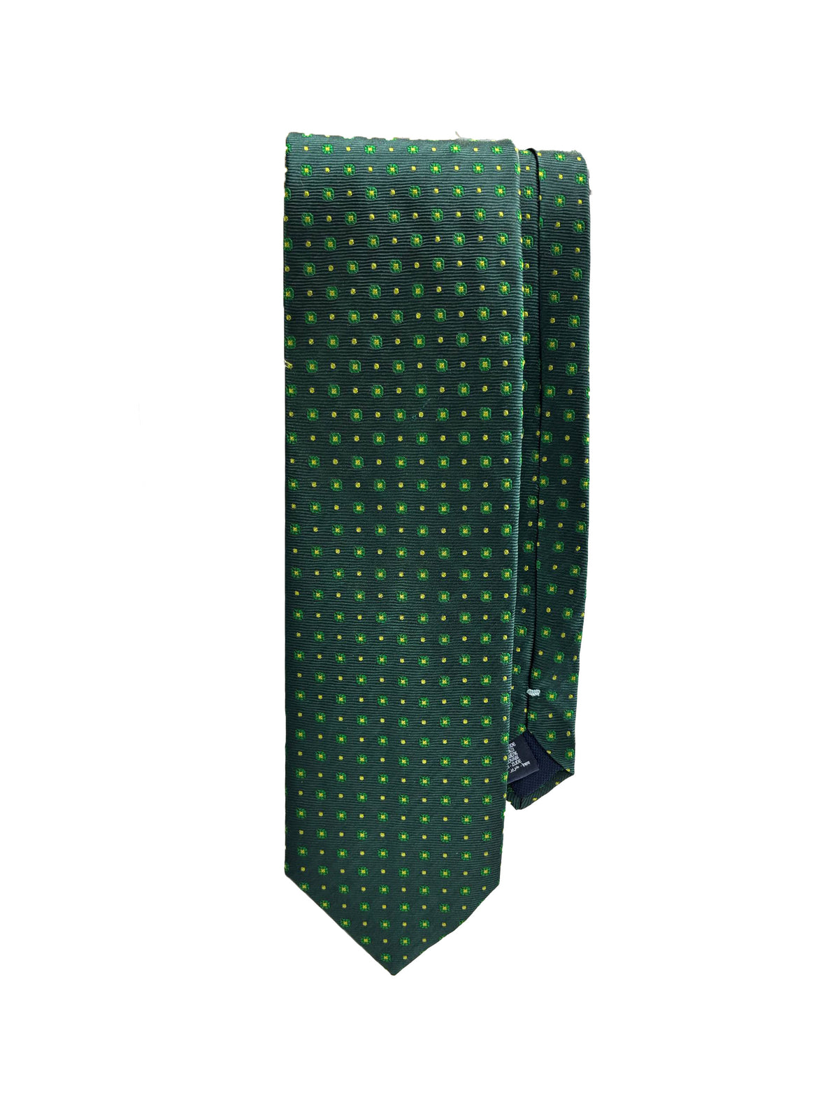 Camicissima Jacquard Green Silk Tie – Elegant Party & Office Look