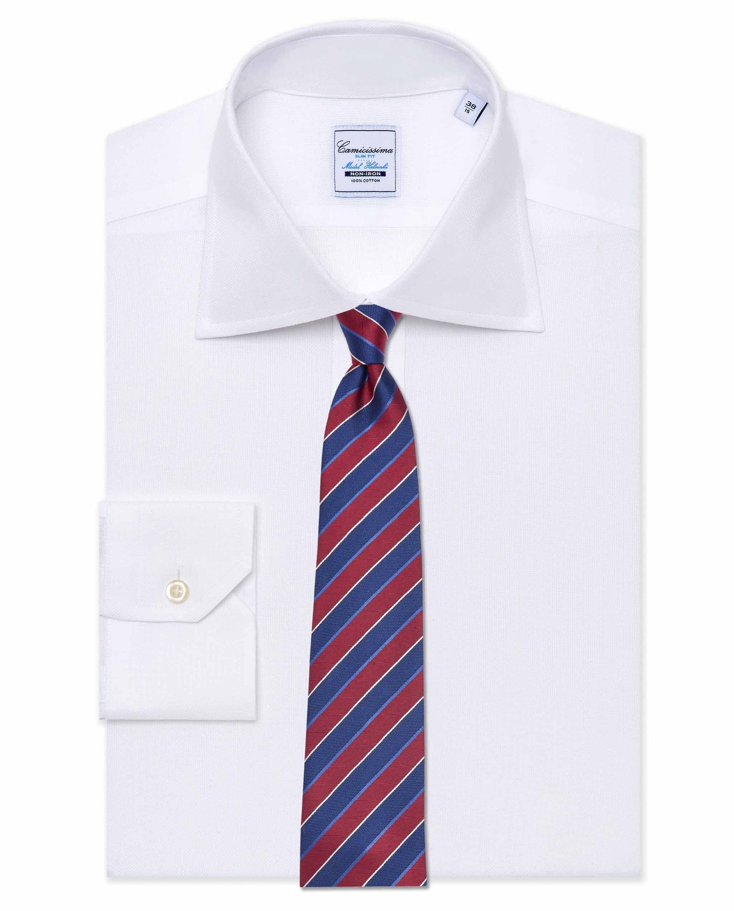 Blue Designer Tie – Regimental Silk | Classic Power Tie