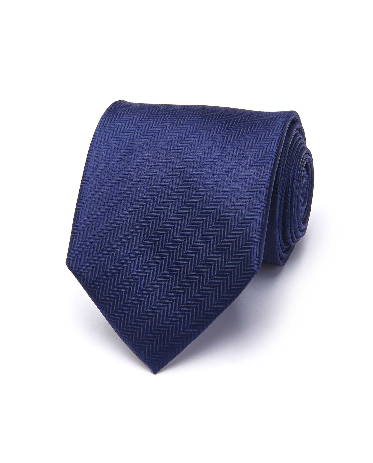 Men’s Solid Blue Navy Silk Tie
