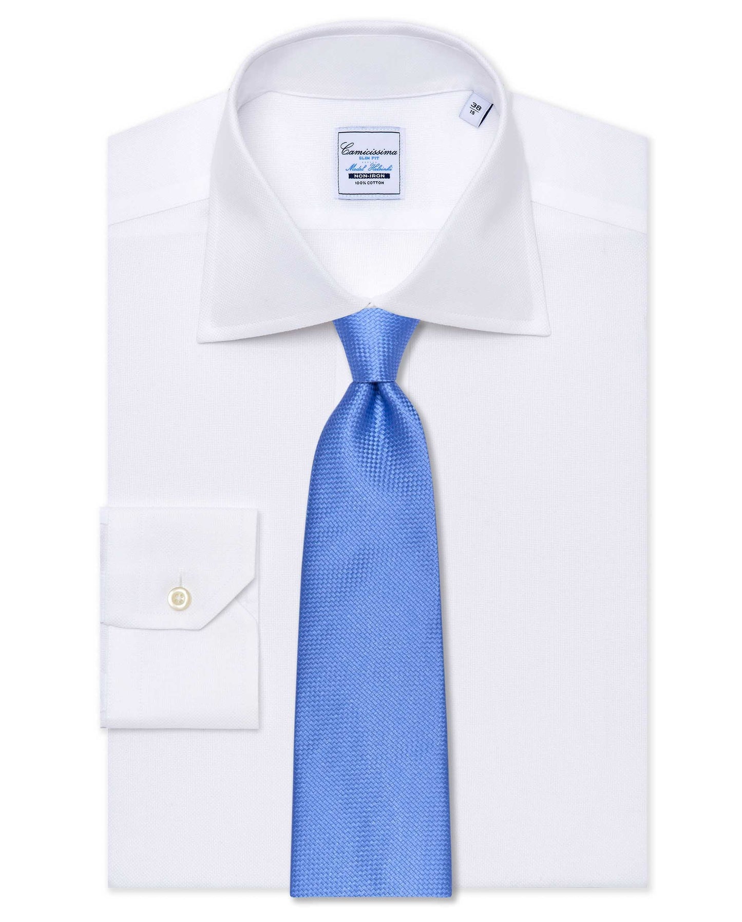 Elegant Light Blue Silk Tie