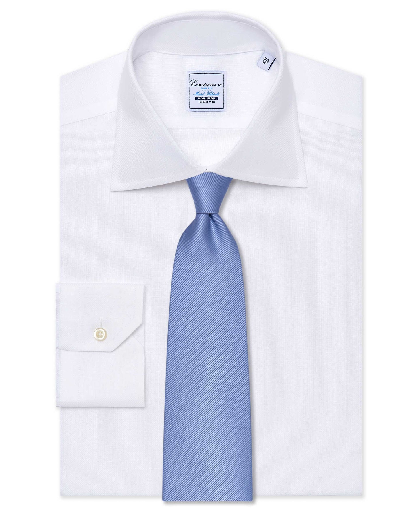 Designer Classic Light Blue Silk Tie