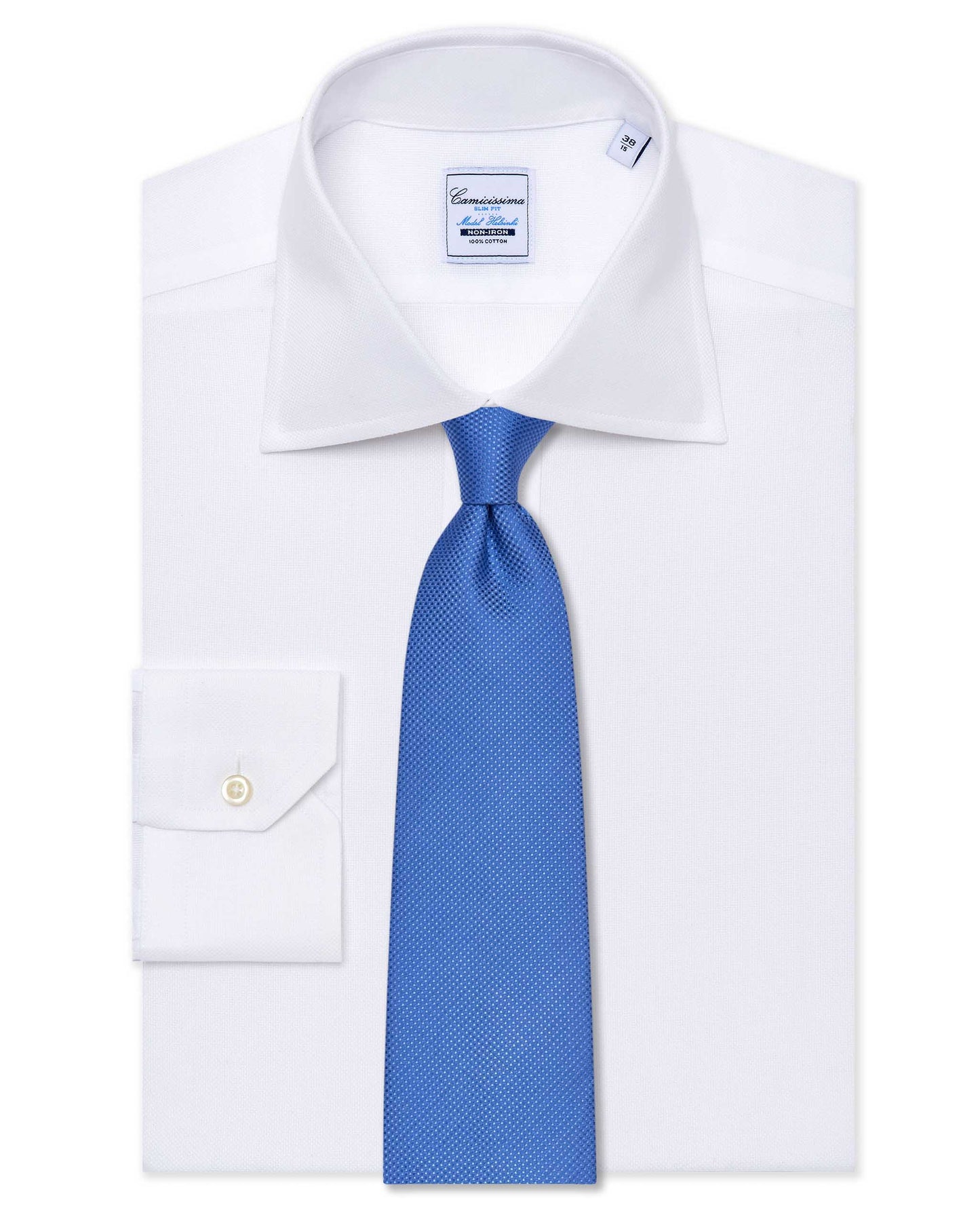 Solid Light Blue Silk Tie