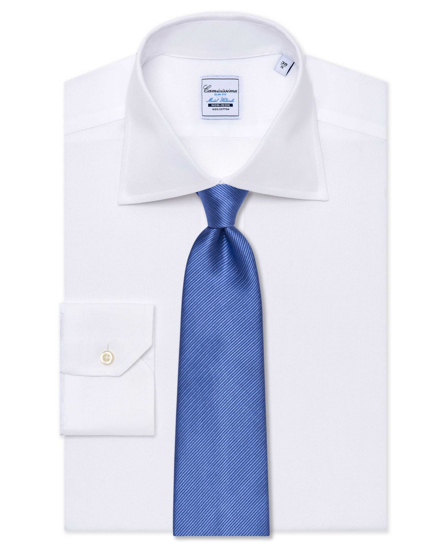 Blue Stripe Designer Silk Tie