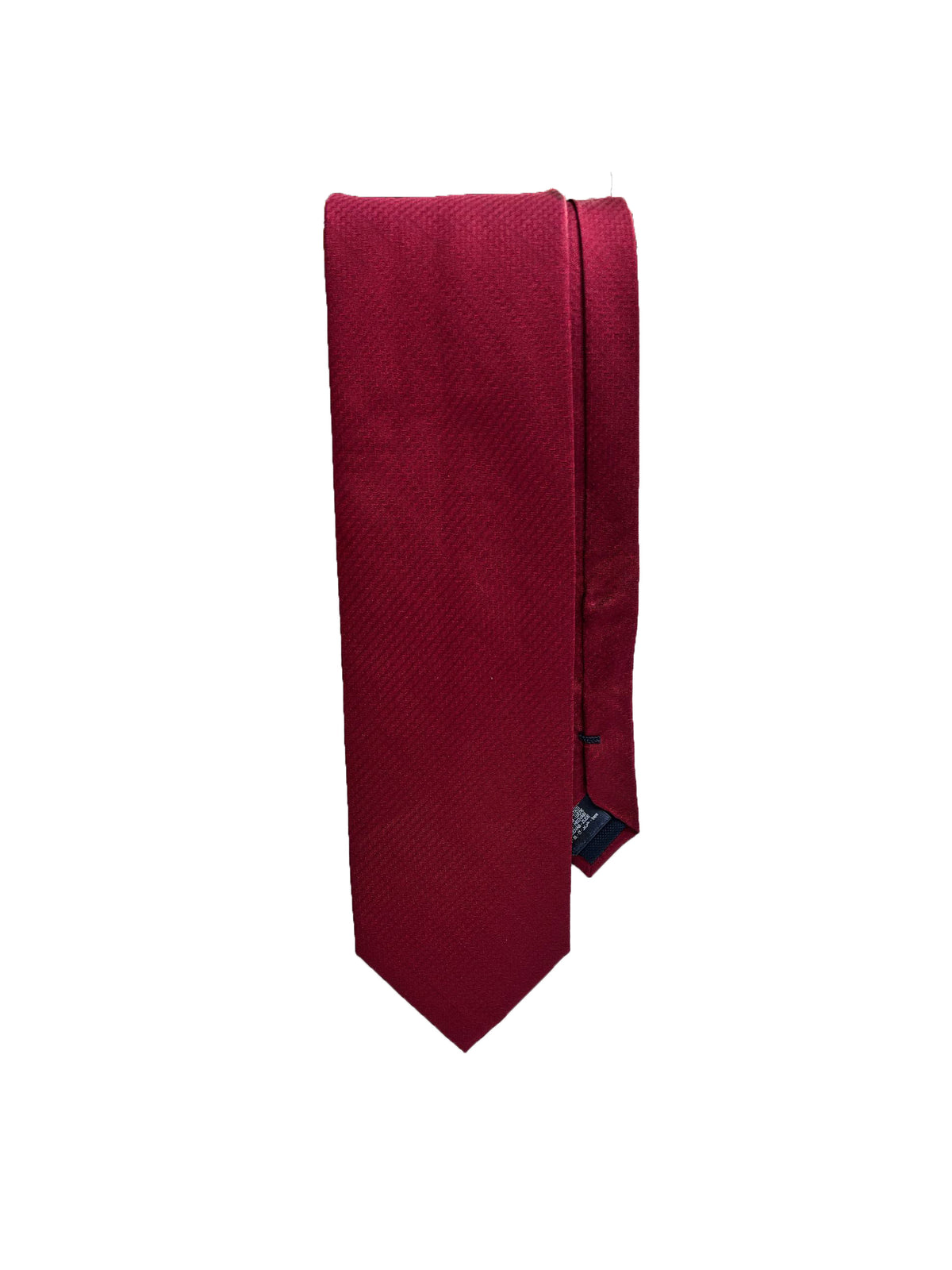 Camicissima Red Plain Silk Tie – Elegant Party & Office Look