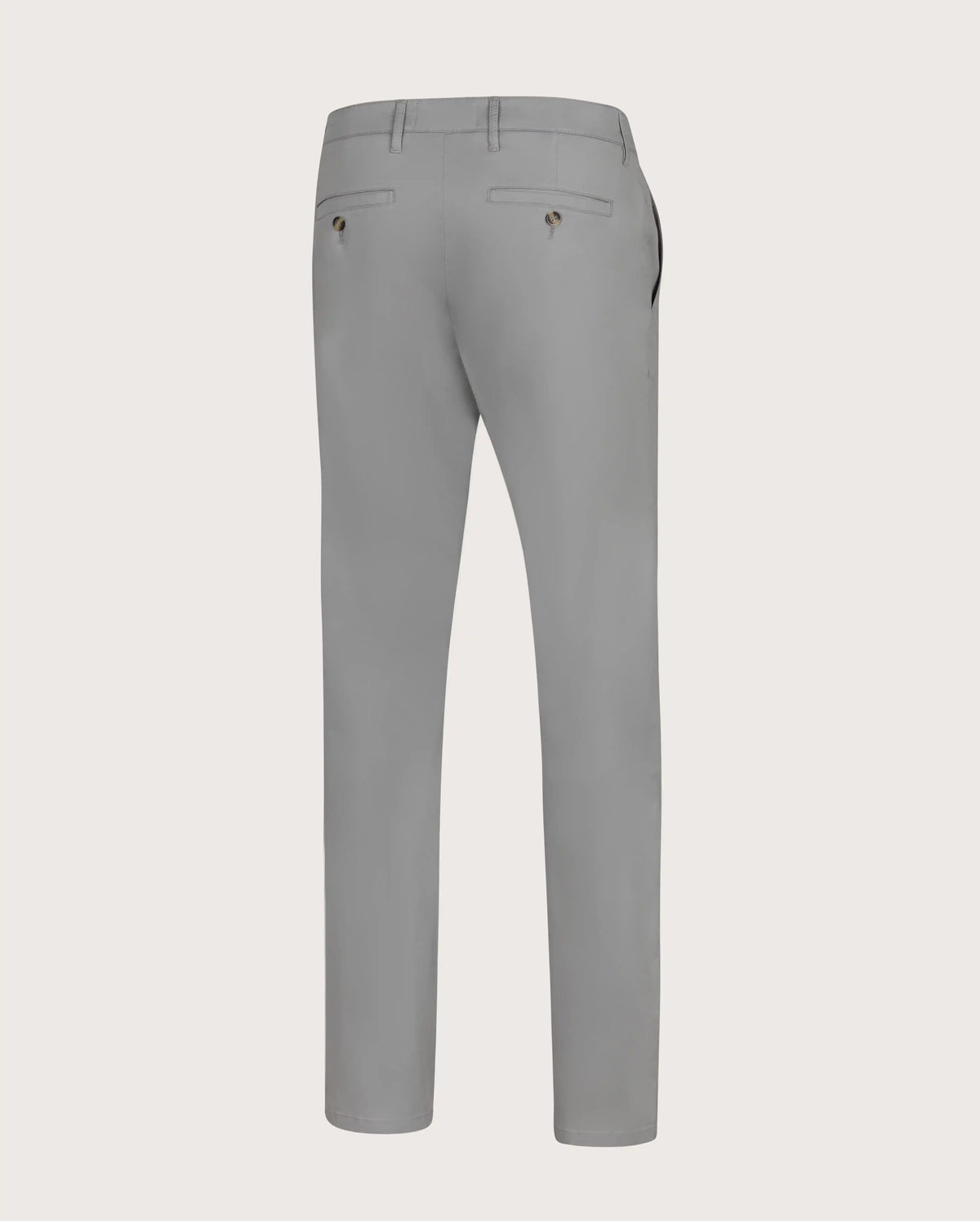Camicissima Men's Twill Chino Pants - LIGHT GREY | PLAIN