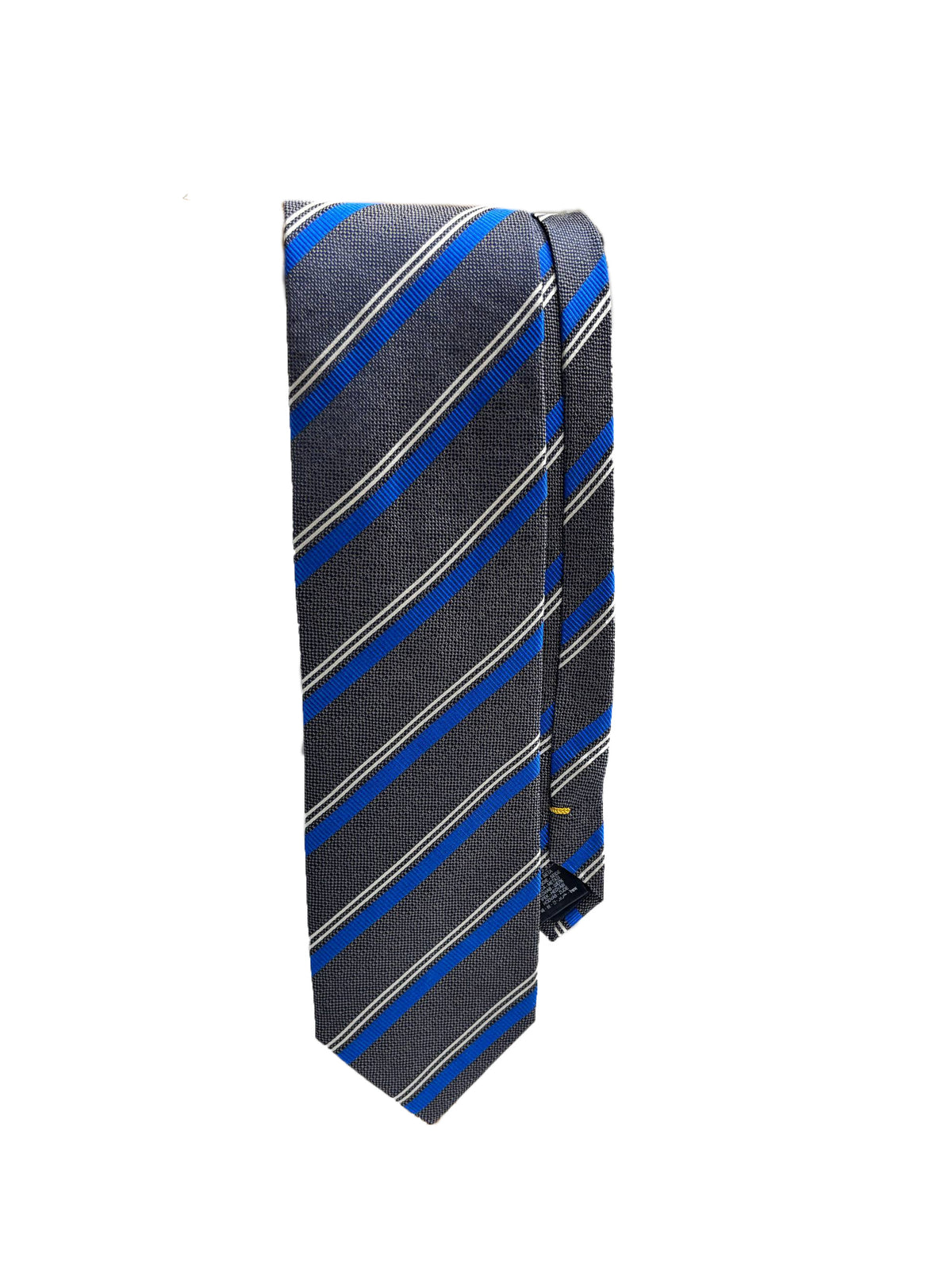 Camicissima Blue Regimental 100% Silk Tie – Elegant Party & Office Look