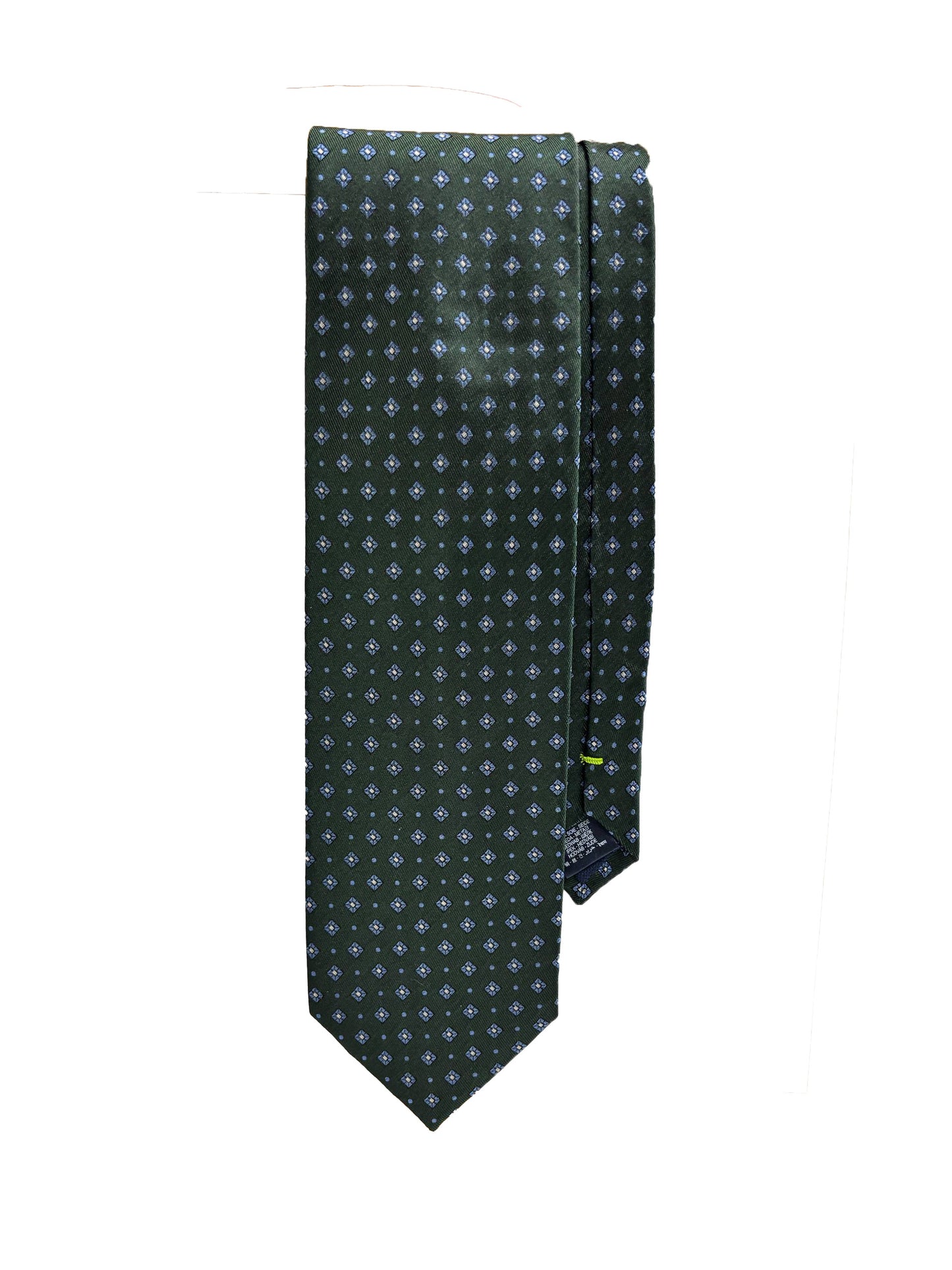 Camicissima Green Jacquard 100% Silk Tie – Elegant Party & Office Look