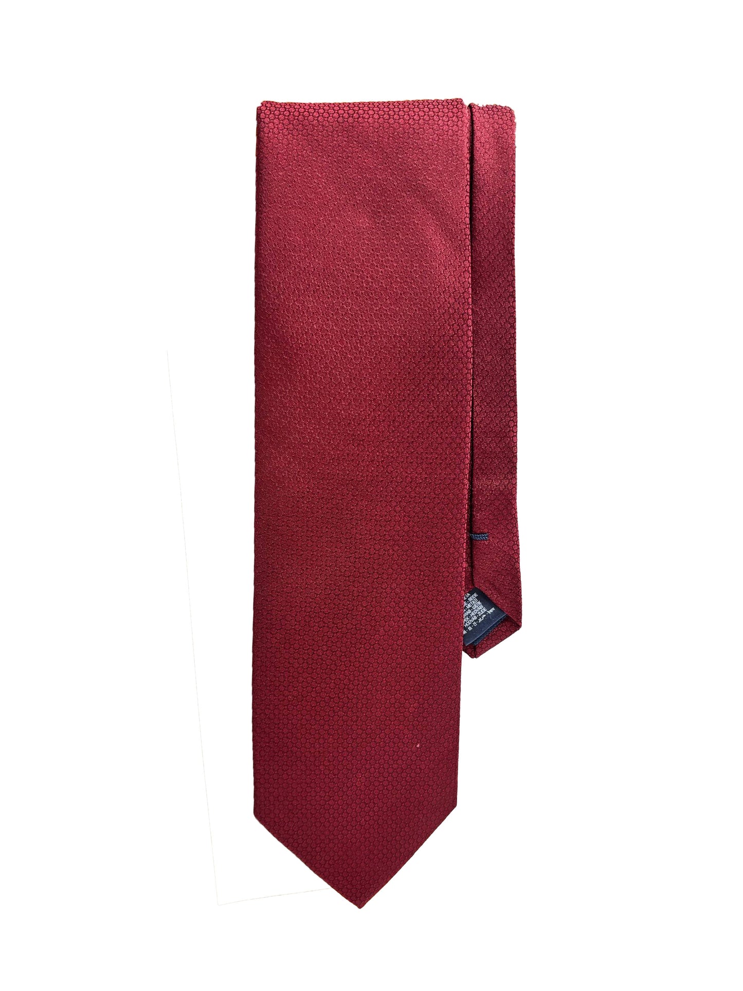 Camicissima Bordeaux Plain 100% Silk Tie – Elegant Party & Office Look