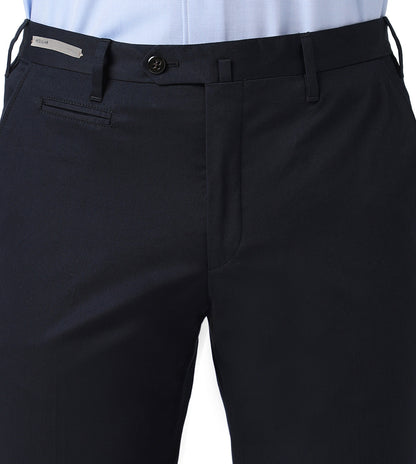 Navy Blue stretch cotton trousers