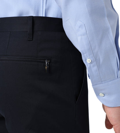 Navy Blue stretch cotton trousers