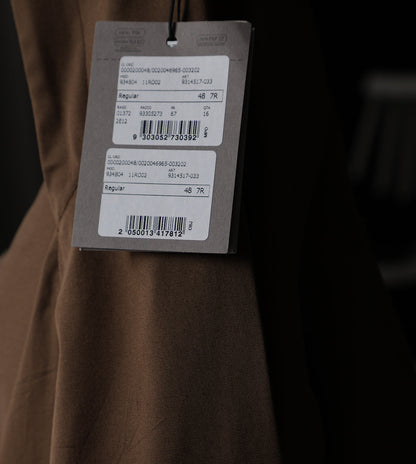 Brown stretch cotton trousers
