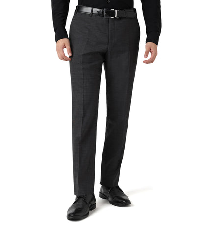 Corneliani Dark Charcoal Grey Wool Suit