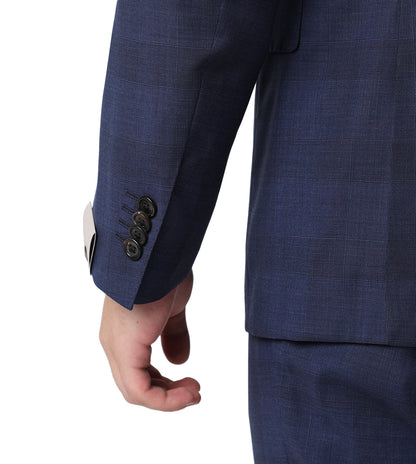 Blue pure wool suit