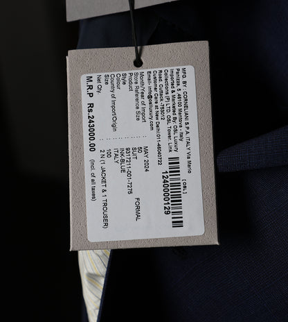 Blue pure wool suit