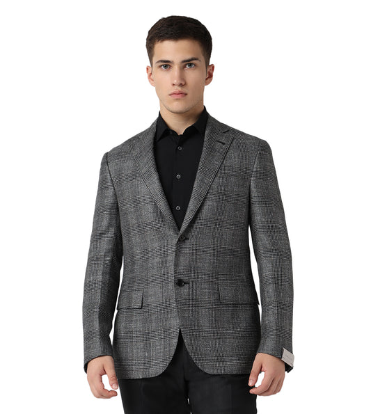 Grey 2 buttoned Jacket Virgin Wool