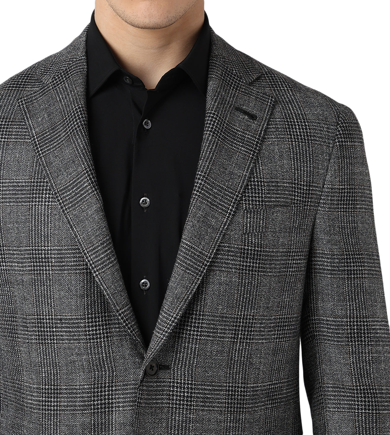Corneliani Grey 2 buttoned Jacket Virgin Wool