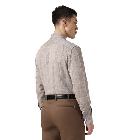 Light Brown Linen Shirt