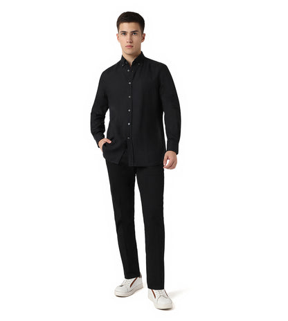 Black Linen Shirt