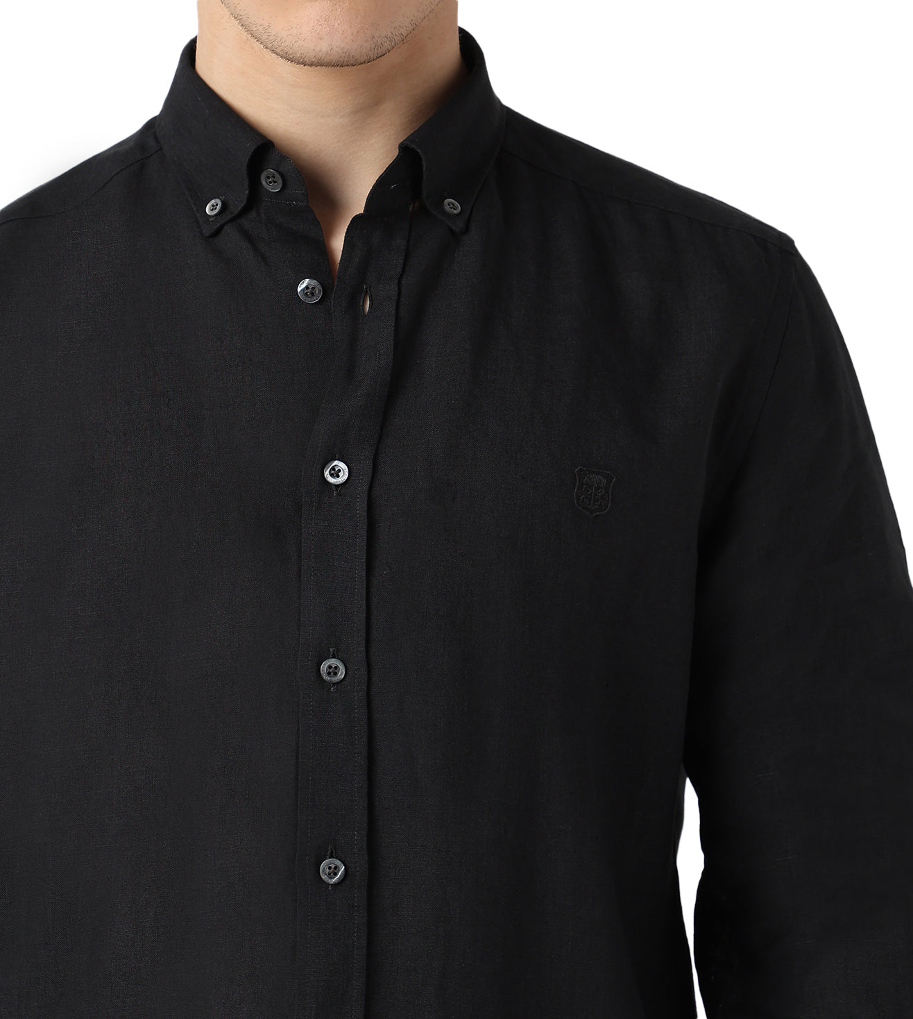 Black Linen Shirt