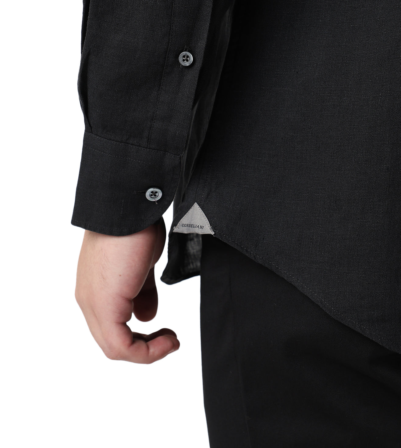 Black Linen Shirt