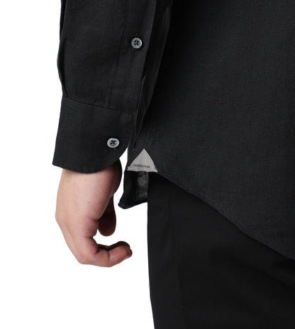 Black Linen Shirt