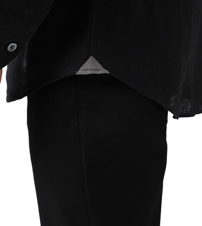 Black Linen Shirt