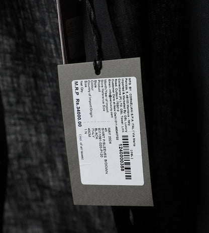 Black Linen Shirt