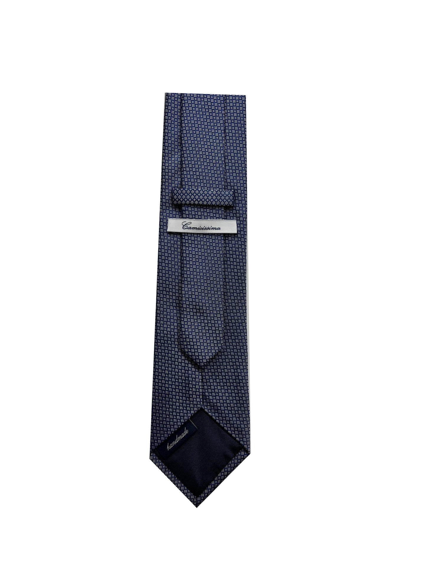 Camicissima Men's 100% Silk Tie - BLUE