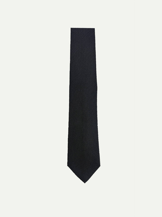 Camicissima Men's 100% Silk Tie - BLACK