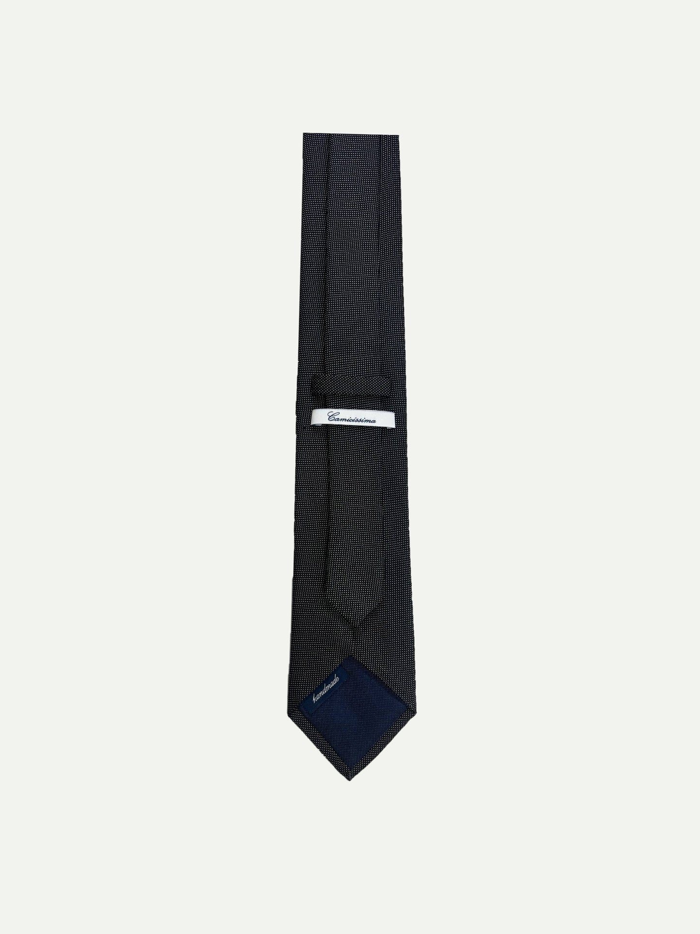 Camicissima Men's 100% Silk Tie - BLACK
