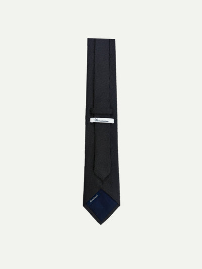 Camicissima Men's 100% Silk Tie - BLACK