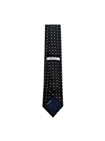 Camicissima Men's 100% Silk Tie - BLACK